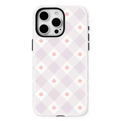 iPhone case,luxury phone case,floral grid case,iPhone 16 Pro cover,protective case