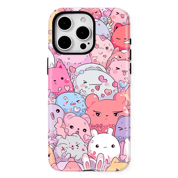 MagSafe Cartoon Animals Case iPhone 16 Pro - Front View