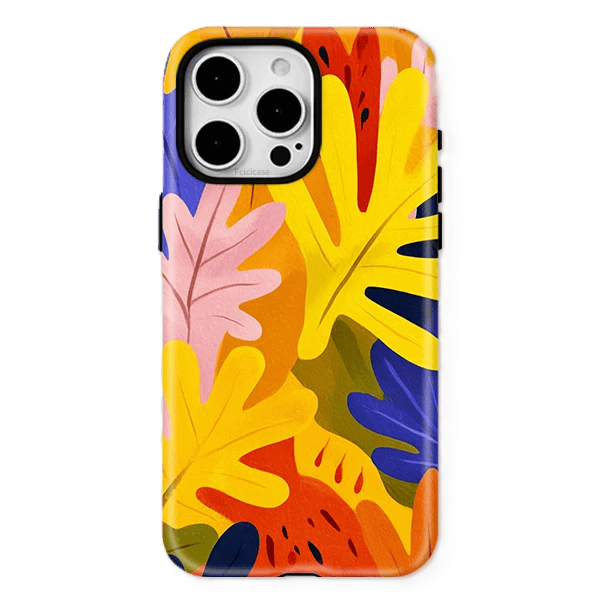 Colorful Leaves Case iPhone 16 Pro - View 1